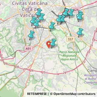 Mappa Via Renato Cesarini, 00142 Roma RM, Italia (5.268)