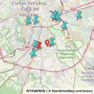 Mappa Via Renato Cesarini, 00142 Roma RM, Italia (4.30636)