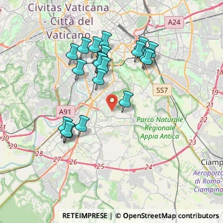 Mappa Via Renato Cesarini, 00142 Roma RM, Italia (3.974)
