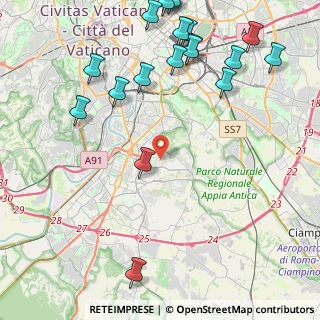 Mappa Via Renato Cesarini, 00142 Roma RM, Italia (6.192)