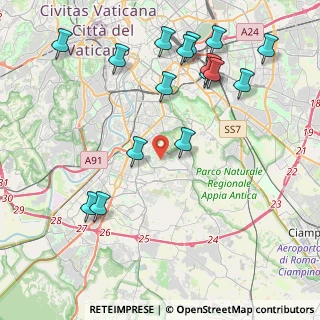 Mappa Via Renato Cesarini, 00142 Roma RM, Italia (5.115)