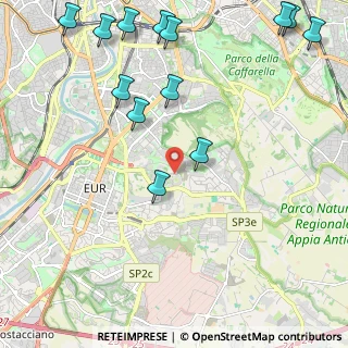Mappa Via Renato Cesarini, 00142 Roma RM, Italia (3.05308)
