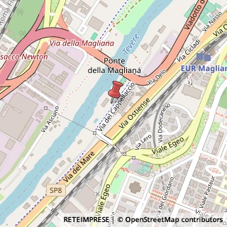 Mappa Via del Cappellaccio, 132, 00144 Roma, Roma (Lazio)