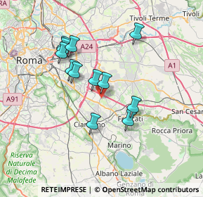 Mappa Via Carlo Betocchi, 00133 Roma RM, Italia (6.515)