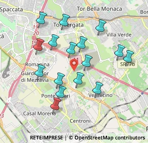 Mappa Via Carlo Betocchi, 00133 Roma RM, Italia (1.91)
