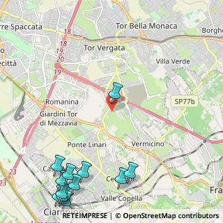 Mappa Via Carlo Betocchi, 00133 Roma RM, Italia (3.54333)