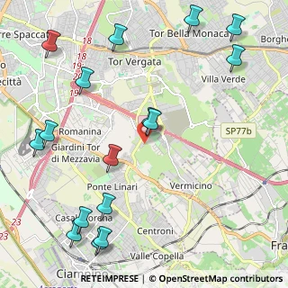 Mappa Via Carlo Betocchi, 00133 Roma RM, Italia (2.99438)