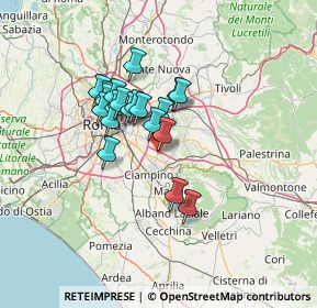 Mappa Via Carlo Betocchi, 00133 Roma RM, Italia (10.665)