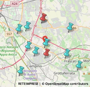 Mappa Via Carlo Betocchi, 00133 Roma RM, Italia (4.33833)