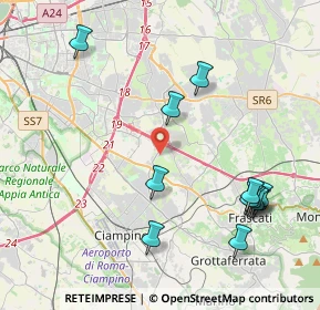 Mappa Via Carlo Betocchi, 00133 Roma RM, Italia (4.955)