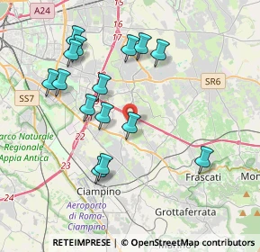 Mappa Via Carlo Betocchi, 00133 Roma RM, Italia (4.09133)