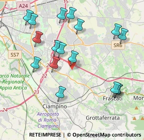 Mappa Via Carlo Betocchi, 00133 Roma RM, Italia (4.64353)