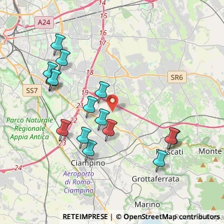 Mappa Via Carlo Betocchi, 00133 Roma RM, Italia (4.442)