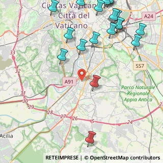 Mappa Via del Turismo, 00144 Roma RM, Italia (6.486)