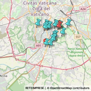 Mappa Via del Turismo, 00144 Roma RM, Italia (2.96316)