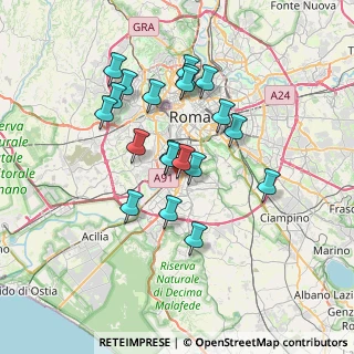 Mappa Via del Turismo, 00144 Roma RM, Italia (6.5605)