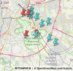 Mappa APPIA- APPIO CLAUDIO, 00178 Roma RM, Italia (3.63462)