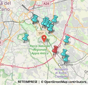 Mappa APPIA- APPIO CLAUDIO, 00178 Roma RM, Italia (3.34214)