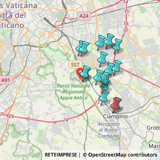 Mappa APPIA- APPIO CLAUDIO, 00178 Roma RM, Italia (3.22944)