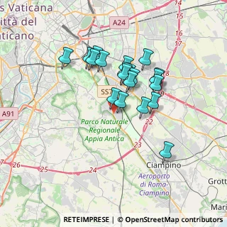 Mappa APPIA- APPIO CLAUDIO, 00178 Roma RM, Italia (3.0665)