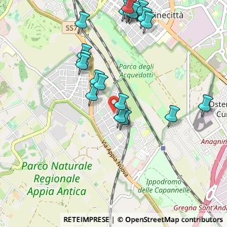 Mappa Via Oppido Mamertina, 00178 Roma RM, Italia (1.2405)
