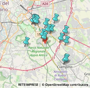 Mappa Via Oppido Mamertina, 00178 Roma RM, Italia (3.34235)