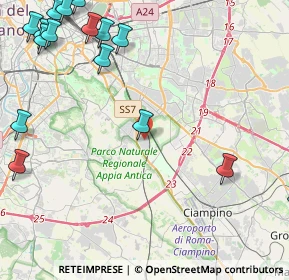 Mappa Via Oppido Mamertina, 00178 Roma RM, Italia (7.213)