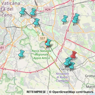 Mappa Via Oppido Mamertina, 00178 Roma RM, Italia (5.46)