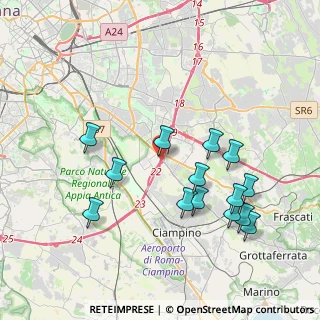Mappa Via Roggiano Gravina, 00173 Roma RM, Italia (4.21286)