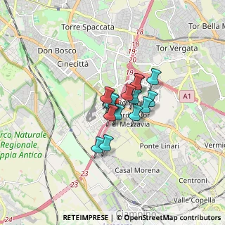 Mappa Via Roggiano Gravina, 00173 Roma RM, Italia (0.92938)