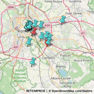 Mappa Via Cesare Polacco, 00173 Roma RM, Italia (7.708)