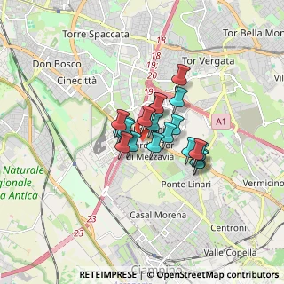 Mappa Via Cesare Polacco, 00173 Roma RM, Italia (1.0735)