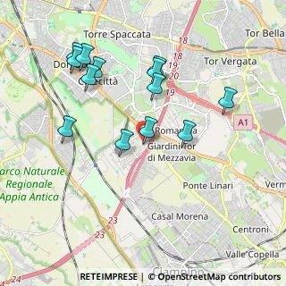 Mappa Via Cinquefrondi, 00173 Roma RM, Italia (2.06385)