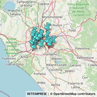 Mappa Via Cinquefrondi, 00173 Roma RM, Italia (9.399)