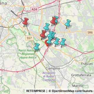 Mappa Via Cinquefrondi, 00173 Roma RM, Italia (2.73231)