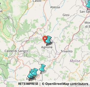 Mappa Agnone, 86081 Agnone IS, Italia (25.00083)