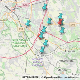 Mappa Via Gasperina, 00118 Roma RM, Italia (3.88091)