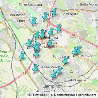 Mappa Via Gasperina, 00118 Roma RM, Italia (1.961)