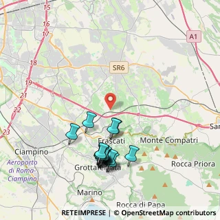 Mappa Via Grotte dello Stinco, 00044 Frascati RM, Italia (4.46)