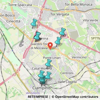 Mappa Via Roccabernarda, 00173 Roma RM, Italia (2.22333)