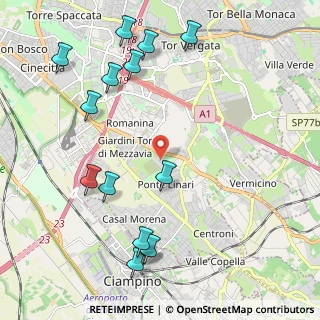Mappa Via Roccabernarda, 00173 Roma RM, Italia (2.72357)