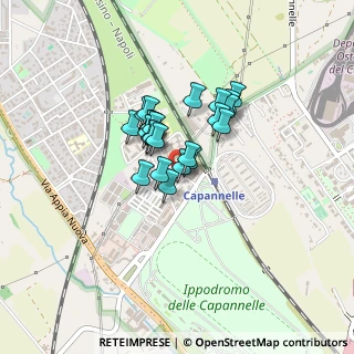 Mappa Via Longobucco, 00178 Roma RM, Italia (0.28)