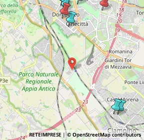 Mappa Via Longobucco, 00178 Roma RM, Italia (3.65364)