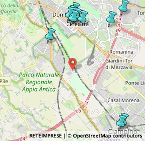 Mappa Via Longobucco, 00178 Roma RM, Italia (3.05917)