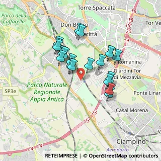 Mappa Via Longobucco, 00178 Roma RM, Italia (1.607)