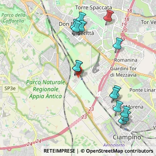 Mappa Via Longobucco, 00178 Roma RM, Italia (2.58714)