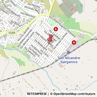 Mappa Viale Vittorio Veneto, 108, 71015 San Nicandro Garganico, Foggia (Puglia)