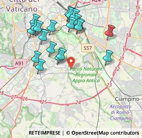 Mappa Via Viggiano, 00178 Roma RM, Italia (4.4625)
