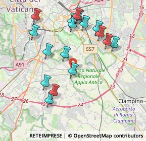 Mappa Via Viggiano, 00178 Roma RM, Italia (4.34412)