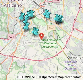 Mappa Via Viggiano, 00178 Roma RM, Italia (4.251)
